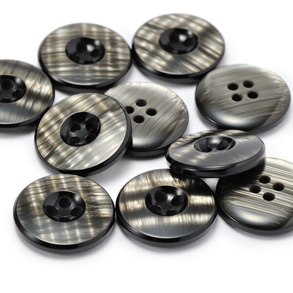 【スーツボタン専門店】888FLIGHT(COLOR.47グレー系) 20mm[1個から販売]老舗テーラー御用達スーツボタン専門店の高級ボタン 2