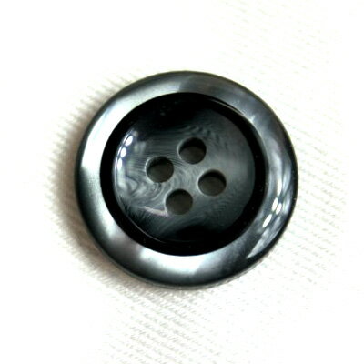 【スーツボタン専門店】エレガント(COLOR.27グレー系) 20mm紳士服ボタンスーツ・ジャケット用ボタン[1個から販売]老舗テーラー御用達スーツボタン専門店の高級ボタン