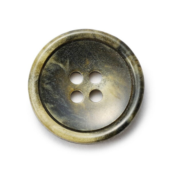 【スーツボタン専門店】MONTE(モンテ)イタリーボタン(COLOR.9:モスグリーン) 20mm高級スーツジャケット用ボタン [1個から販売]老舗テーラー御用達スーツボタン専門店の高級ボタン