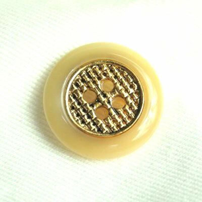 【スーツボタン専門店】リンクス(COLOR.4ベージュ系) 20mm[1個から販売]老舗テーラー御用達スーツボタ..