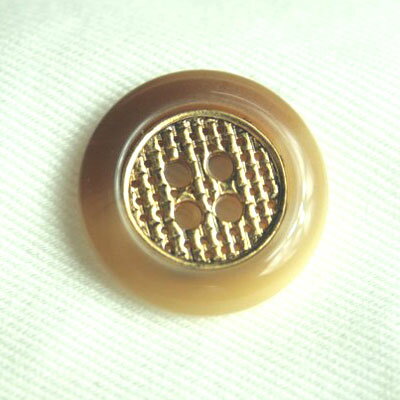 Rakuten - 【スーツボタン専門店】リンクス(COLOR.5ライトブラウン系) 20mm[1個から販売]老舗テーラー御用達スーツボタン専門店の高級ボタン高級スーツジャケット用ボタン