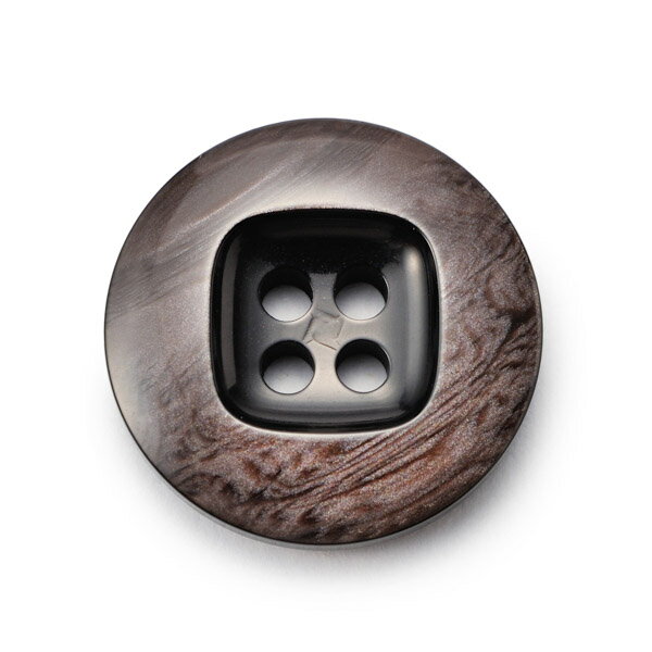 【スーツボタン専門店】高級スーツジャケット用ボタン CAROL(COLOR.48ブラウン系) 15mmキャロル紳士服..