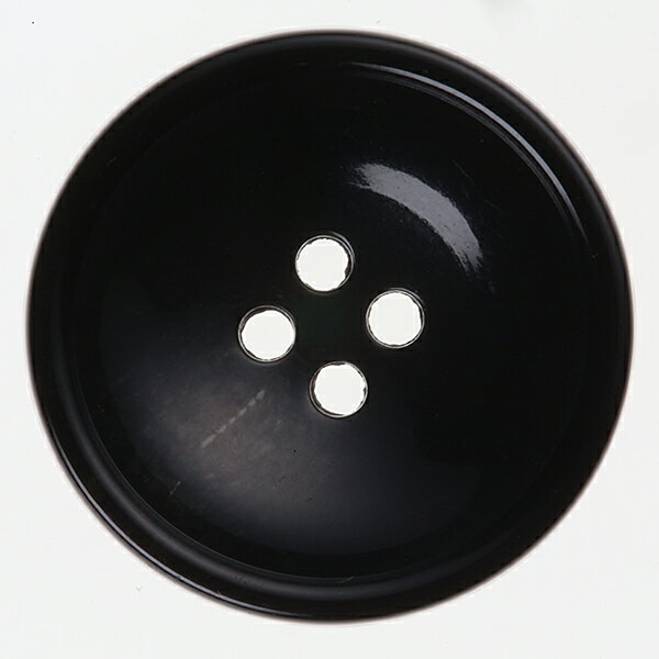 PV15　15mm (color.49ブラック) コート対応ボタン[1個から販売]老舗テーラー御用達スーツボタン専門店の高級ボタン