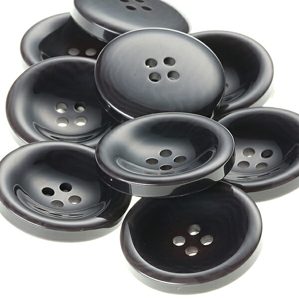 【スーツボタン専門店】V77 25mm (color.08ダークグレー) コート対応ボタン[1個から販売]老舗テーラー御用達スーツボタン専門店の高級ボタン