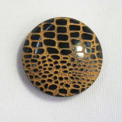 【スーツボタン専門店】水牛ノルカ(COLOR.604)20mm 水牛を削って柄を出した高級ボタン[1個から販売]老舗テーラー御用達スーツボタン専門店の高級ボタン