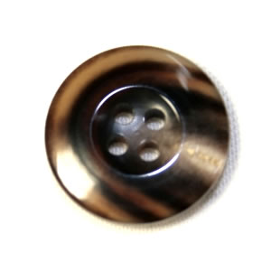 【メール便120円】水牛ボタンMB-35(COLOR.3ブラウン系) 25mm[1個から販売]老舗テーラー御用達スーツボタン専門店の高級ボタン