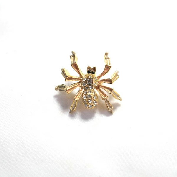 【送料無料】ラペルピン・スパイダー・【限定品】メンズ・レディースに使えるアクセサリー(蜘蛛・クモ・くも)【高級オーダー店御用達の専門店】