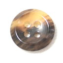 【スーツボタン専門店】【お得20個セット】水牛シャツボタンHB270(COLOR.MB) 11.5mm