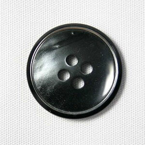 Rakuten - 【スーツボタン専門店】高級スーツジャケット用ボタンサンダー 15mm color.07(チャコール) 紳士服スーツジャケットの袖口・袖ボタンに[1個から販売]老舗テーラー御用達スーツボタン専門店の高級ボタン