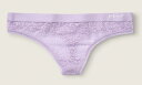 ヴィクトリアシークレット PINK レース Cheekster パープル XS(4)