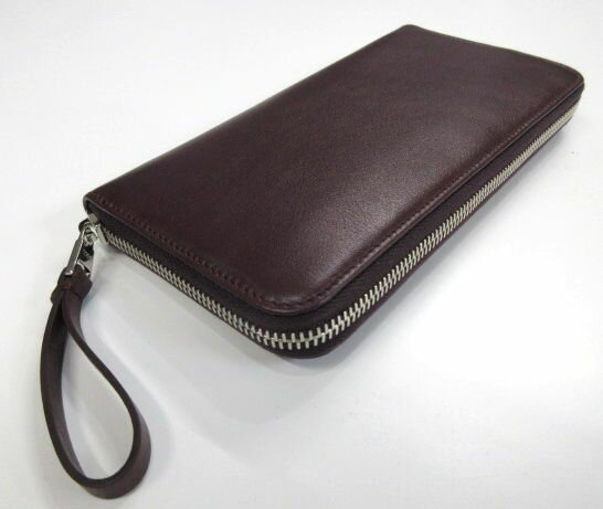 新品 トッズ ラウンドファスナー長財布 TOD'Sプレート ワインレッド【あす楽対応_関東】