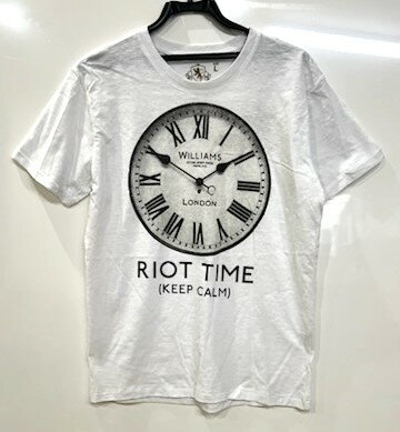 メンズ ウィルソン ウィリアムズ クルーネック プリント Tシャツ ホワイト L メンズ ウィルソン ウィリアムズ クルーネック プリント Tシャツ ホワイト L