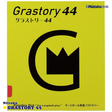 [送料無料] 卓球 ラージ用ラバー Nittaku(ニッタク) グラストリー 44