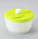 サラダスピナー 野菜 水切り ザル 回転 日本製 洗いやすい グリーン キッチン用品 調理器具 キッチン雑貨