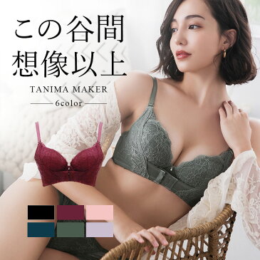 ブラジャー 育乳 脇高ブラ 谷間ブラ 盛りブラ 《瞬間谷間メーカーブラ》フロントホック ブラジャー 小胸 脇高 ブラ 谷間 前ホック レース シンプル 下着 レディース 補正下着 リフトアップ バストアップ 3段ホック 補正ブラ 黒 産後【tu-hacci】