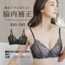 苦しくないソフト補正ブラ 脇高ブラ 大きいサイズ 背中綺麗ピオニーレースアップブラ ブラジャー 補正下着 かわいい レディース 下着 vivante Eカップ Fカップ Gカップ 送料無料