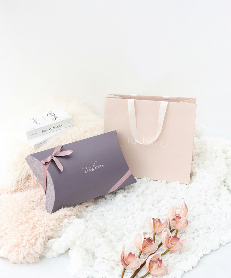 【同梱専用】※必ず商品と一緒にご注文下さい※tu-hacci オリジナルラッピングキットピローケース ショッパー M Lギフトラッピング 下着 プレゼント ランジェリー 包装 かわいい 袋 オシャレ リボン付き 女性 レディース ツーハッチ xmas【ギフト】【tu-hacci】