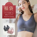 【今だけ34%OFF】10/17(金)am9:59迄SALE 福袋価格!《ナイトブラ 2枚セット》ナイトブラ 補正下着 ブラジャー ノンワイヤー ブラセット 昼...