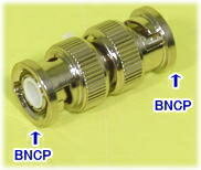 SA-46432 防犯カメラ 監視カメラ用 変換コネクター BNC-PP（BNCP-BNCP)
