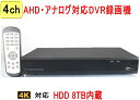 hƃJp 4CH DVR ^@ uĎ ^@ ySA-51656 HDD 8TBzƒp(4K,5M,2M)AHD L^ 掿