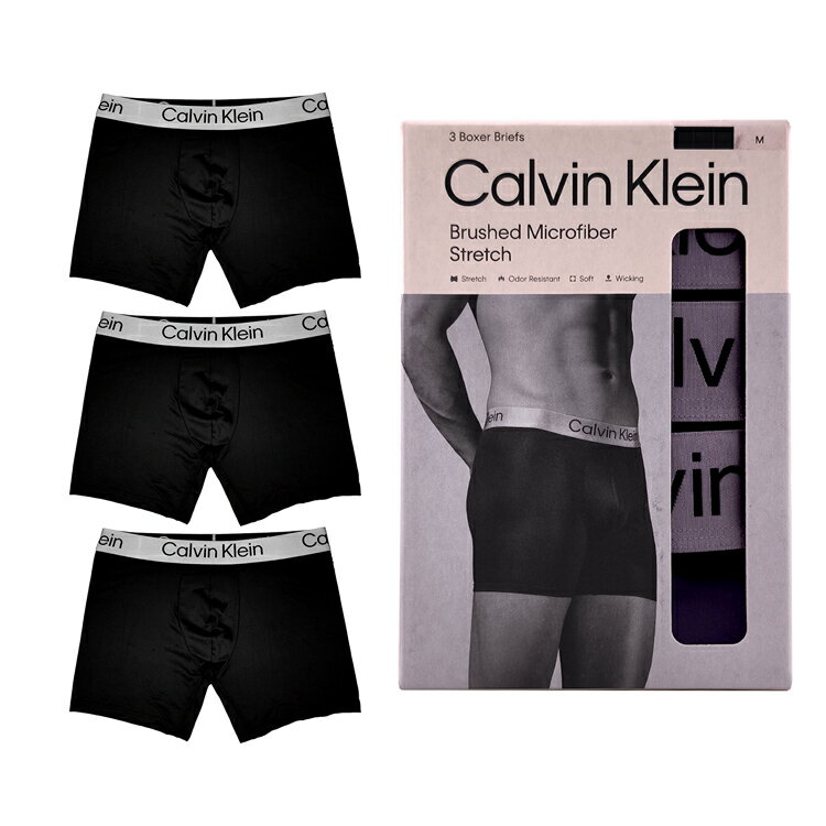 樂天商城 - カルバンクライン ボクサーパンツ 3枚セット NB4124 Calvin Klein 下着 下着セット アンダーウェアメンズ レディース ブランド 正規品 新品 ギフト プレゼント 男性 誕生日 彼氏 男友達