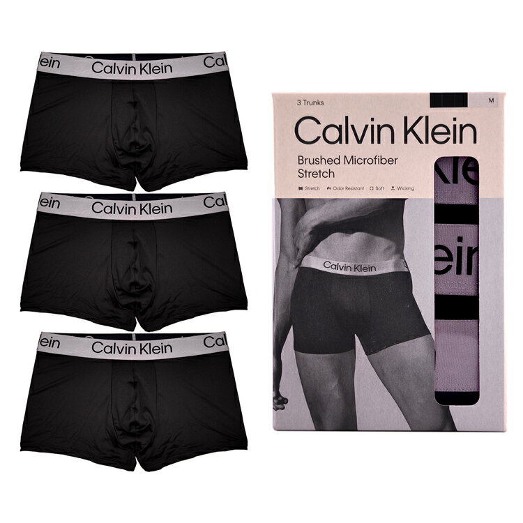 乐天商城 - カルバンクライン ボクサーパンツ 3枚セット NB4269 Calvin Klein 下着 下着セット アンダーウェアメンズ レディース ブランド 正規品 新品 ギフト プレゼント 男性 誕生日 彼氏 男友達