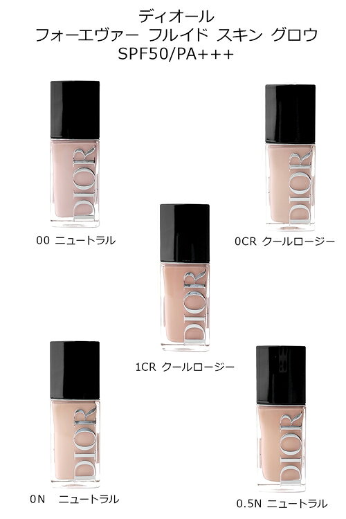 新 ディオール ファンデーション フォーエヴァー フルイド スキン グロウ SPF50/PA...
