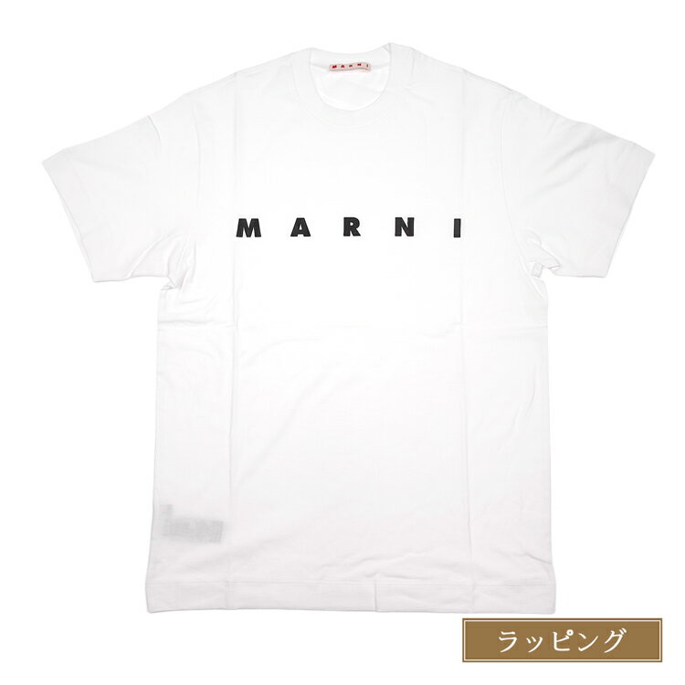 乐天商城 - マルニ Tシャツ マルニキッズ クルーネック ロゴTシャツ MARNI キッズサイズ 子供服 メンズ レディース ブランド 正規品 新品 ギフト プレゼント