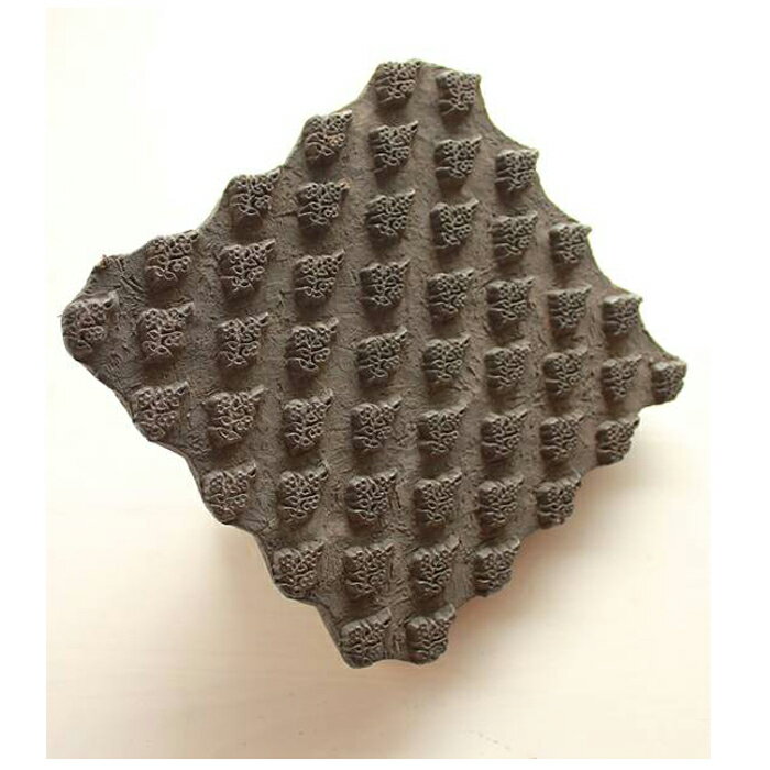 インド/民芸/ブロックプリント/スタンプ/壁紙/テキスタイル/骨董/アンティーク