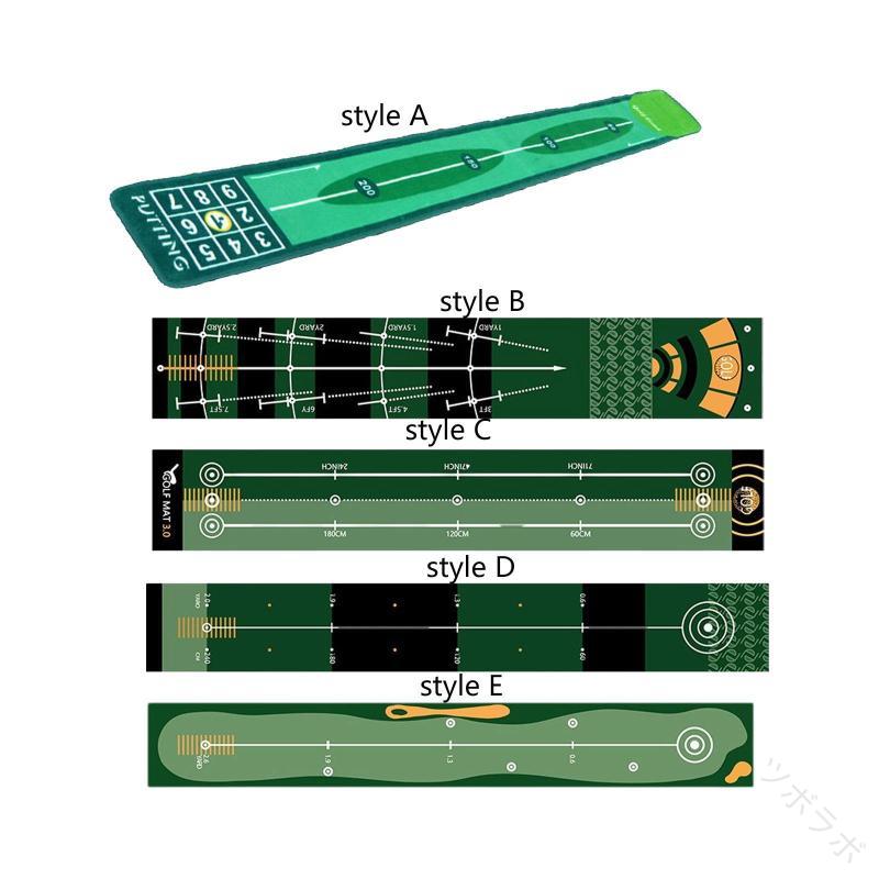 ゴルフパッティングマットパタートレーナー耐摩耗性改善パッティング精度向上トレーニングエイドゴルフ..