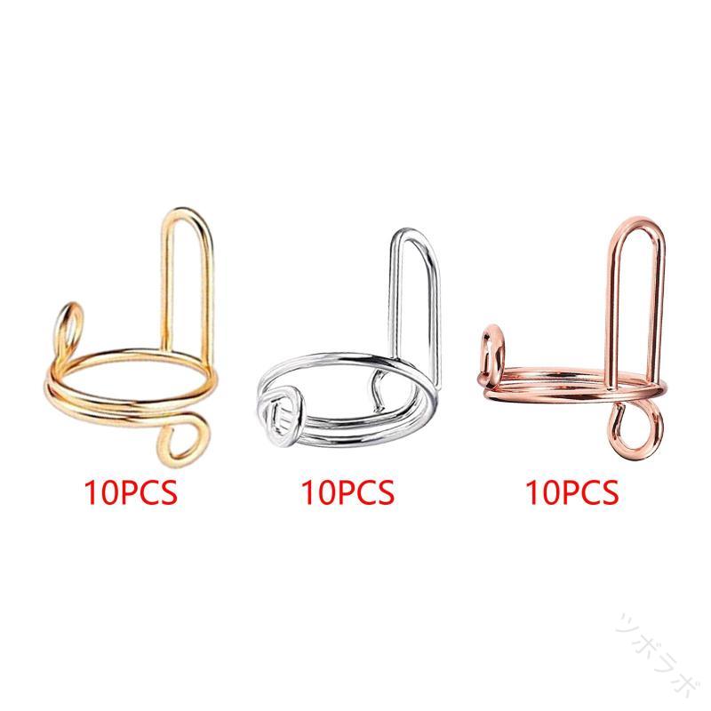 10個入り ネイルリング ハラールネイルリングセット 取り外し可能 ネイルアートデコレーション 女性用 ギフトに最適 メタルガールデザイン 接着剤不要で簡単装着...