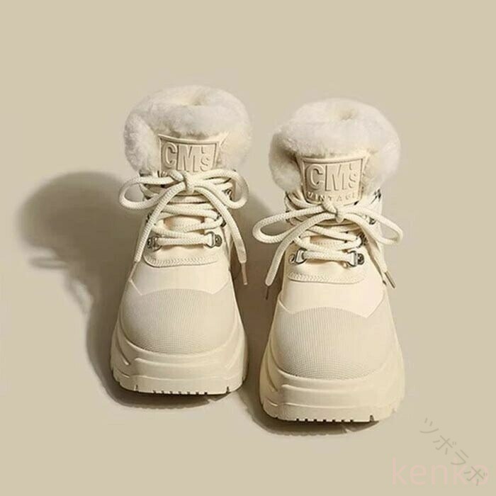 スノーブーツ レディース ショート ムートンブーツ ブーツ シューズ 靴 雪用 裏ボア 裏起毛 ボアブーツ 防滑 防水 美脚 厚底 歩きやすい 痛くない 保温性抜群 冬用ファッション靴