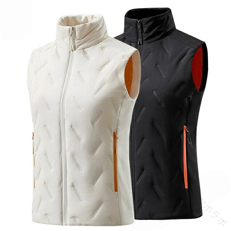 レディースゴルフベスト 綿入り 蓄熱保温タイプ 防寒 保温 秋冬対応 スポーツウェア おしゃれ通気性カ..