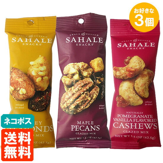 【3個セット・送料無料】サハレスナック 42.5g×3個 SAHALE SNACKS ネコポス