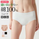 グンゼ 直営店限定 綿100% レギュラーショーツ レディース 日本製 シームレス 保湿 低刺激 洗濯タグ なし 下着 パンツ 婦人 定番 女性 無地 シンプル...