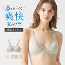 グンゼ ノンワイヤーブラジャー レディース 春夏 クールマジック 吸汗 速乾 部屋干し メッシュ 綿混 ラクブラ ワイヤレスブラ らくちん 下着 女性下着 通気性 夏のブラ 梅雨 雨の日 湿気 GUNZE COOLMAGIC EB1237H M-LL