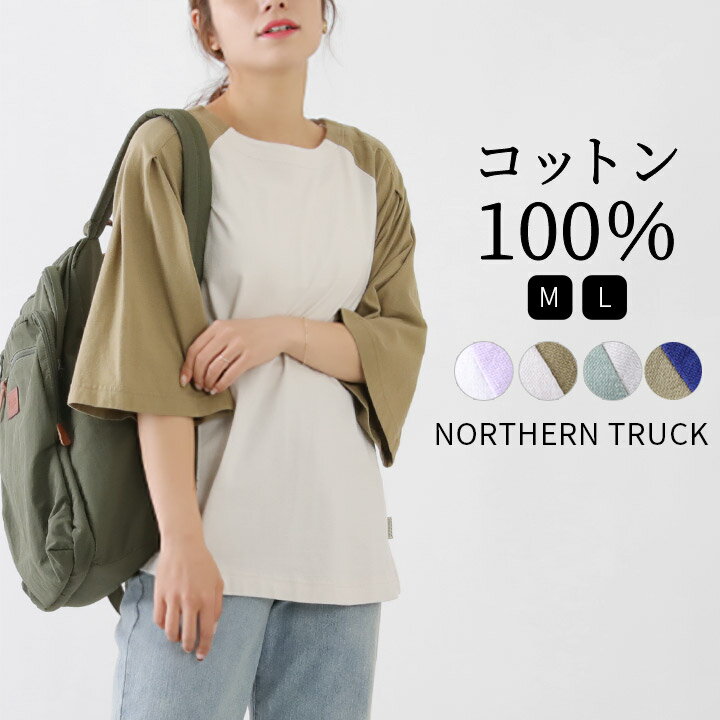 ڥݥѤ30%OFF T ۿ Х顼 饰T ǥ 饰󥹥꡼ ȥåץ ʬµ ץ륪С åȥ Ⱦµ Ρȥå Ρ֥ NORTHERN TRUCK åȥ 100 ʥ 奢 [M 1/1]