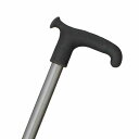 杖 ステッキ アルミ製 ドイツ製オッセンベルグ 伸縮 OSステッキ 【色柄: メタリック グレー ●柔かグリップ ●高身長OK【杖 ステッキ つえ 伸縮式 伸縮...