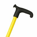 杖 ステッキ アルミ製 ドイツ製オッセンベルグ 伸縮 OSステッキ 【色柄: イエロー ●柔かグリップ ●高身長OK【杖 ステッキ つえ 伸縮式 伸縮式杖 オッ...