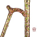 杖 折りたたみ 軽量 アルミ製チェリーマウンテン 総花柄 ステッキ【色柄: カーキ お花柄【杖 ステッキ つえ 折り畳み 折畳 折りたたみ式 折り畳み式 可愛い かわいい 杖 おしゃれ 可愛い杖 女性用】 ギフト プレゼント 贈り物 オシャレ 専門店(4)
