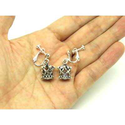 王冠　イヤリング　crown　クラウン　グッズ　パンク　アクセサリーの商品画像 3