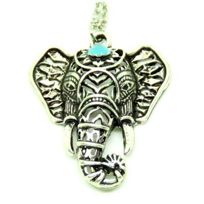 エレファント　ペンダント　ネックレス　エスニック　ガネーシャ　グッズ　アニマル