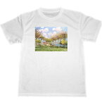 アルフレッド・シスレー　ドライ　Tシャツ　Sisley　名画　絵画　アート　グッズ