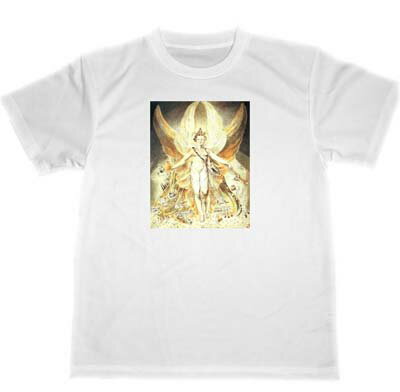 ウィリアム・ブレイク ドライ Tシャツ 名画 絵画 アート グッズ William Blake サタンの栄光 ウィリアム・ブレイク ドライ Tシャツ 名画 絵画 アート グッズ William Blake サタンの栄光