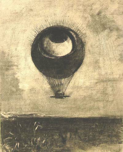 オディロン・ルドン　ドライ　Tシャツ　名画　絵画　Redon　ルドン　アート　眼　気球