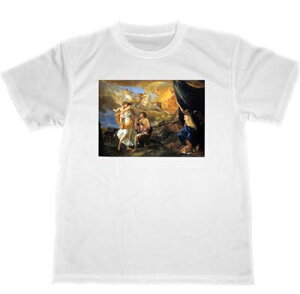 ニコラ・プッサン　ドライ　Tシャツ　名画　絵画　アート　グッズ　ディアナとエンデュミオン