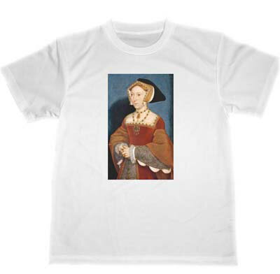 ハンス・ホルバイン ドライ Tシャツ 名画 絵画 アート グッズ ジェーン・シーモアの肖像