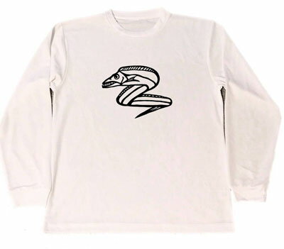 タチウオ ドライ Tシャツ 切り絵 釣り グッズ 太刀魚 ロング ロンT 長袖 タチウオ ドライ Tシャツ 切り絵 釣り グッズ 太刀魚 ロング ロンT 長袖