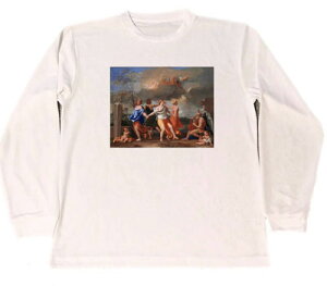 ニコラ・プッサン ドライ Tシャツ 名画 絵画 アート グッズ 人生の踊り ロング ロンT 長袖