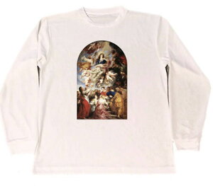 ピーテル・パウル・ルーベンス ドライ Tシャツ 名画 絵画 ルーベンス 聖母被昇天 ロング ロンT 長袖